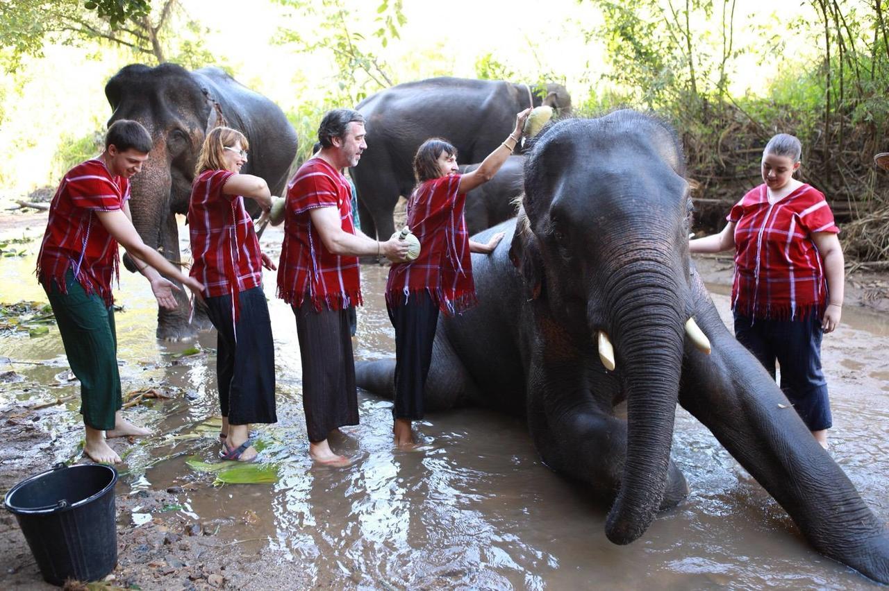 Karen Eco Lodge Ban Kat Bagian luar foto